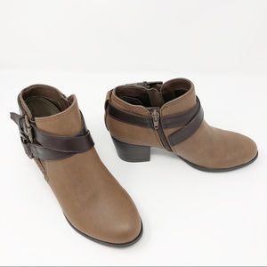 Indigo Rd Ankle Booties, Brown, Size 6